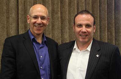 Professor Neil Greenberg with Tim Marney - Mental Health Commissioner for Western Australia